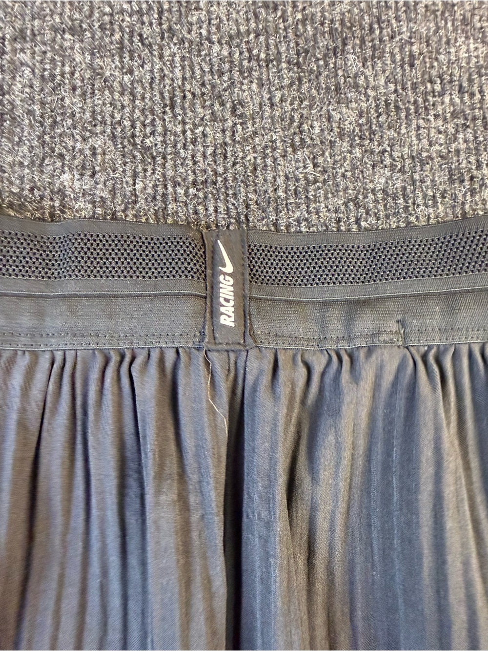 Nike Black Athletic Racing Shorts with White Swoosh women’s small - Picture 8 of 16